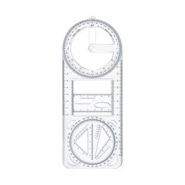 Multifunctional Geometric Ruler Mathematics Drawing Template for Woodworking Style A.Mathematics drawing template
