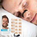Design Anti-Snoring Equipment, Skin Safe Sleep Nasal Strips, Nasal Pads Comfortable Anti-Snoring Equipment, Breathe Better Good Sleeping (Pack of 15)