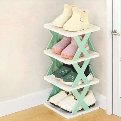Foldable Shoe Rack (Multicolor)