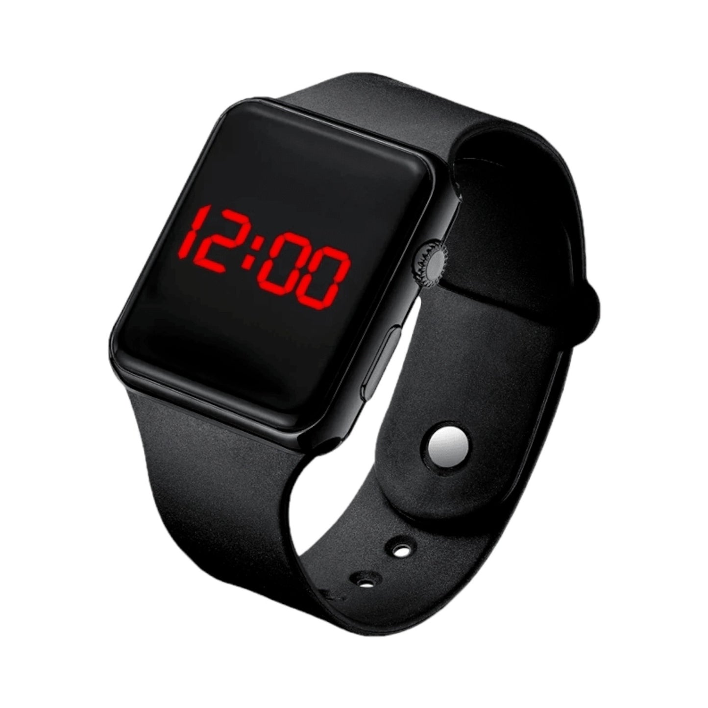 LED Digital Watch for Kids (Black, Pack of 1)Kids LED digital watch in black color with clear display. Lightweight, waterproof, shock-resistant design – perfect for boys & girls daily use.