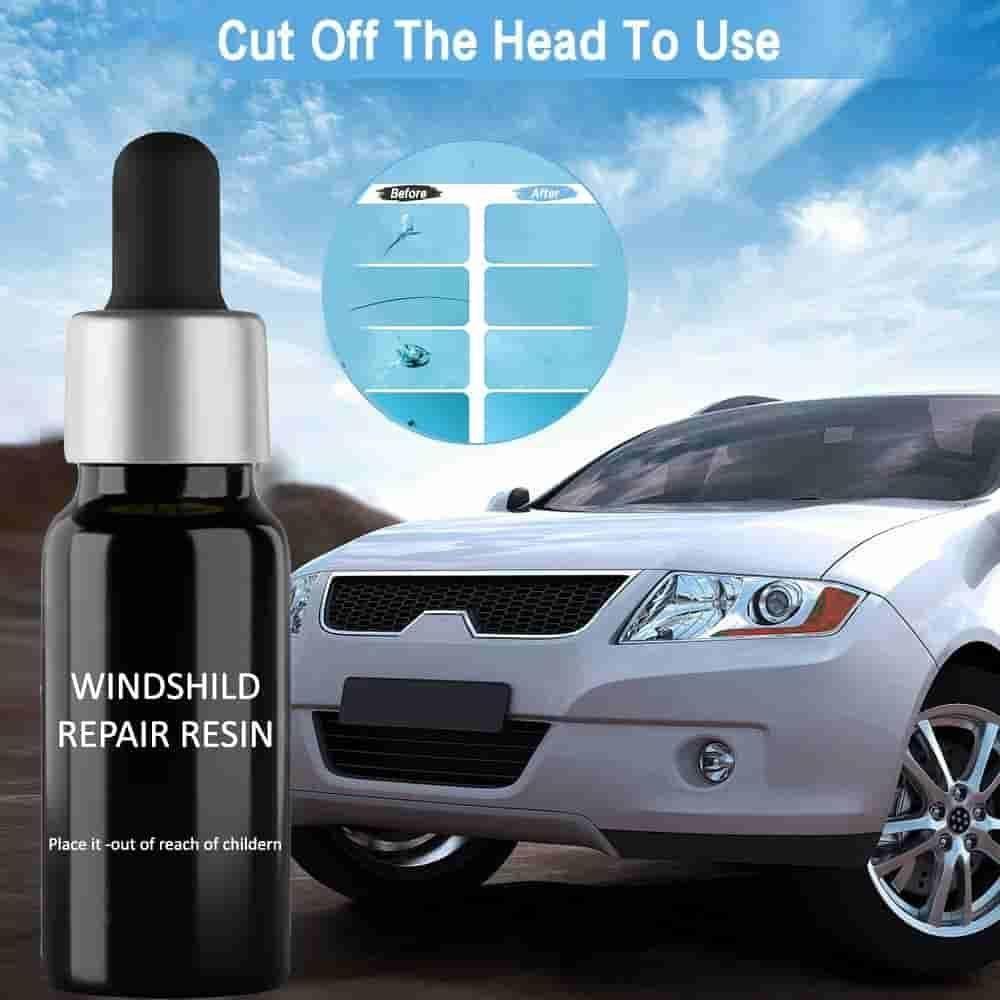 "Glass Repair Kit Pack of 2 – Easy and Quick Solution for Cracked, Chipped, or Damaged Glass, Windows, Mirrors, and Household Glass Surfaces"