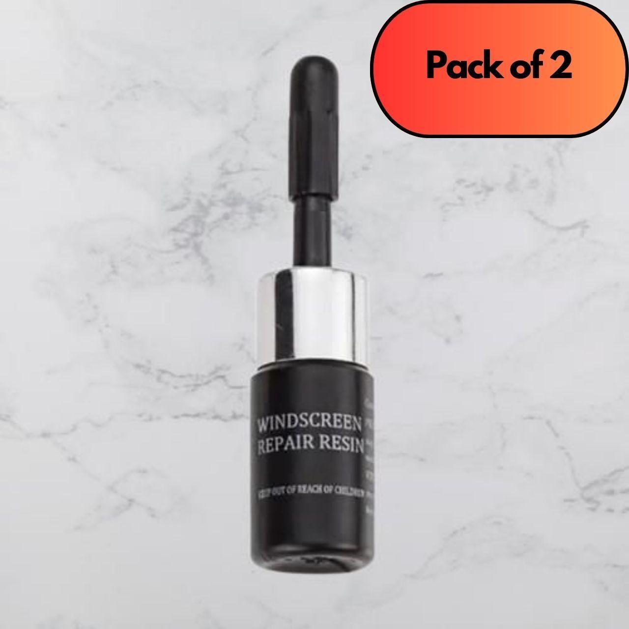 "Glass Repair Kit Pack of 2 – Easy and Quick Solution for Cracked, Chipped, or Damaged Glass, Windows, Mirrors, and Household Glass Surfaces"