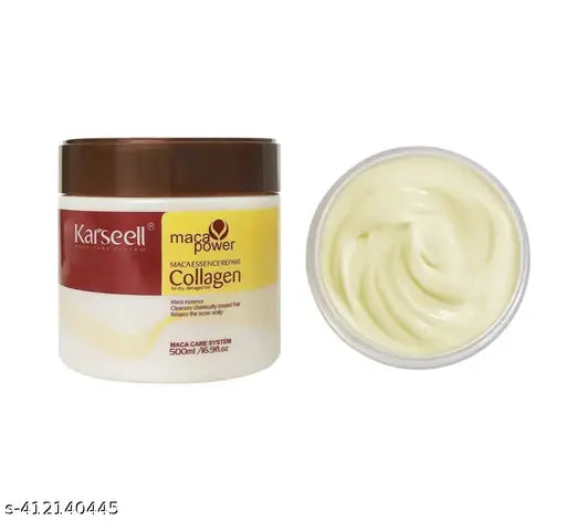 Collagen Expert Absolut Repair Mask |Dry Hair Mask Provides Deep Conditioning & Strength | With Gold Quinoa & Wheat Protein (Pack of 2)