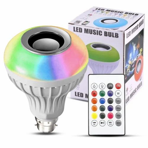 Charkee Wireless Bluetooth LED Music Smart Bulb with Remote.Charkee Bluetooth LED Music Smart Bulb with Remote | RGB Speaker Light