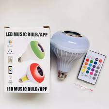 Charkee Wireless Bluetooth LED Music Smart Bulb with Remote.Charkee Bluetooth LED Music Smart Bulb with Remote | RGB Speaker Light