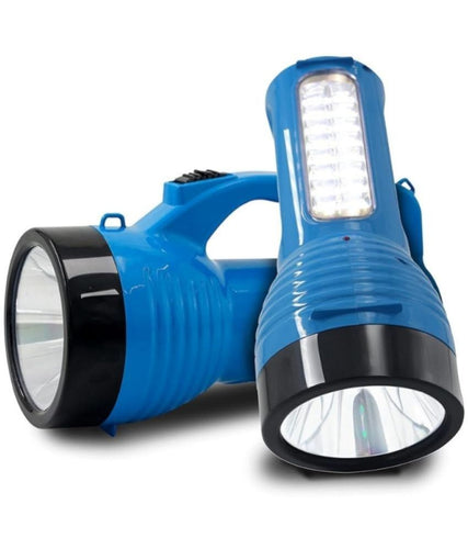 Charkee 16W LED High Power SearchLight Built-in FlashLight Rechargeable Pack of 1.Charkee 16W LED High Power Searchlight – Rechargeable with Flashlight