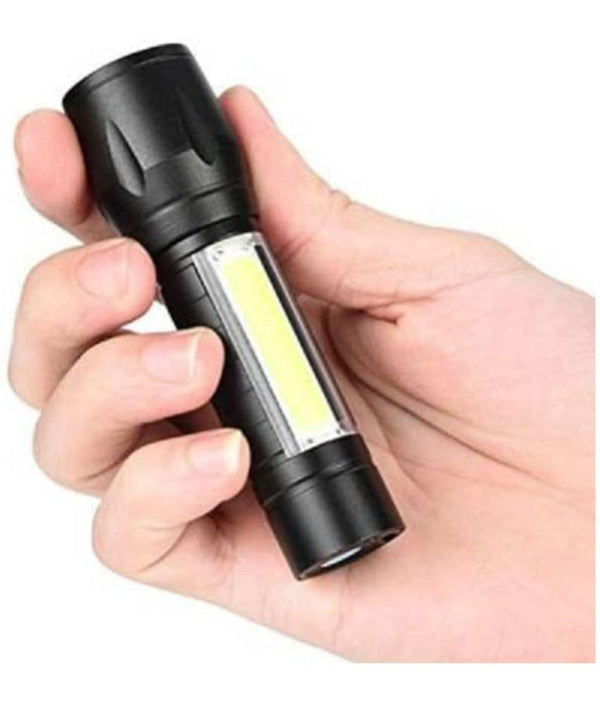 Charkee 10W 充電 LED 手電筒 防水 口袋大小 適合露營 健行 手電筒