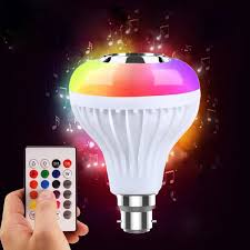 Charkee Wireless LED Music Smart Bulb with Bluetooth Speaker DJ Lights Remote