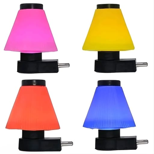Charkee 0.5W LED Night Light Lamp (Pack of 4) – Soft Glow Energy Saving Plug-in Night Lights.
