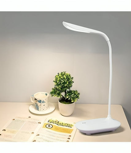 Charkee 3W LED Desk Lamp Rechargeable Touch On/Off Switch,Pack of 1.Charkee 3W LED Rechargeable Desk Lamp – Touch On/Off Study Light for Home & Office (Pack of 1)