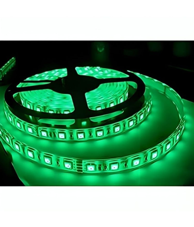 Charkee Green 5 Meter Waterproof Remote Control Multicolor LED Strip Light.Charkee Green 5M Waterproof RGB LED Strip Light with Remote Control – Multicolor Decorative Lighting