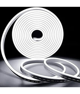 Charkee White LED Neon Light Rope, Waterproof Outdoor Flexible Light with Connector Pack of 1