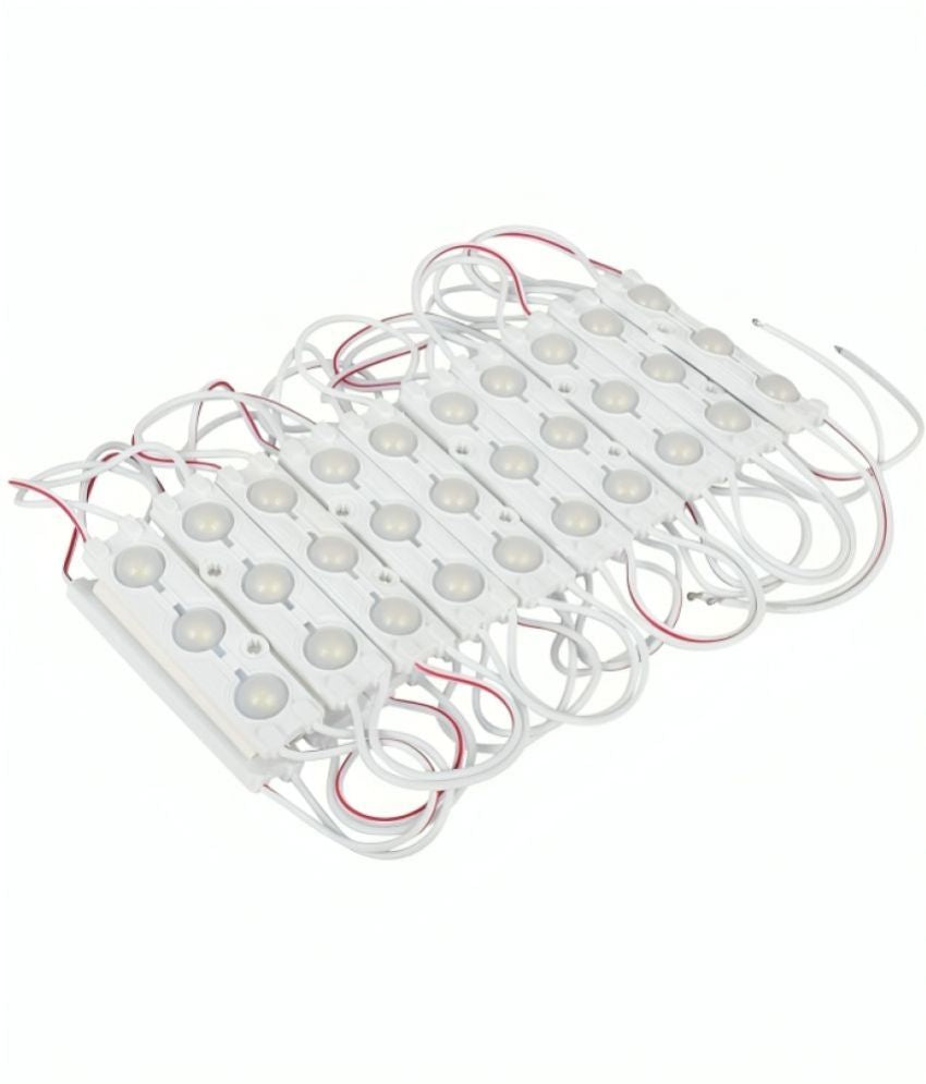 Charkee White 20pcs LED 5050 3 LED Module 12V Waterproof RGB Color.Charkee White 20PCS LED 5050 3-LED Module 12V Waterproof RGB Color – Sign Board & Decorative Lighting