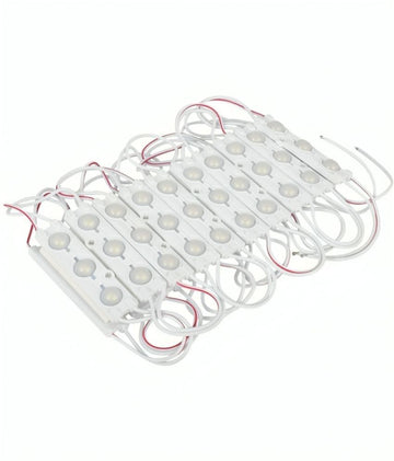 Charkee White 20pcs LED 5050 3 LED Module 12V Waterproof RGB Color.Charkee White 20PCS LED 5050 3-LED Module 12V Waterproof RGB Color – Sign Board & Decorative Lighting