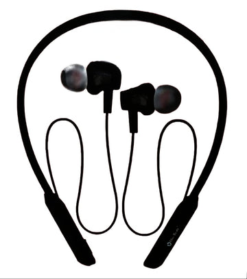 Charkee NB-804 Wireless Neckband In-the-earUpto 20h Music Controls Black.Charkee NB-804 Wireless Neckband Earphones – Up to 20H Playtime, Music Control, In-Ear Bluetooth Headset (Black)