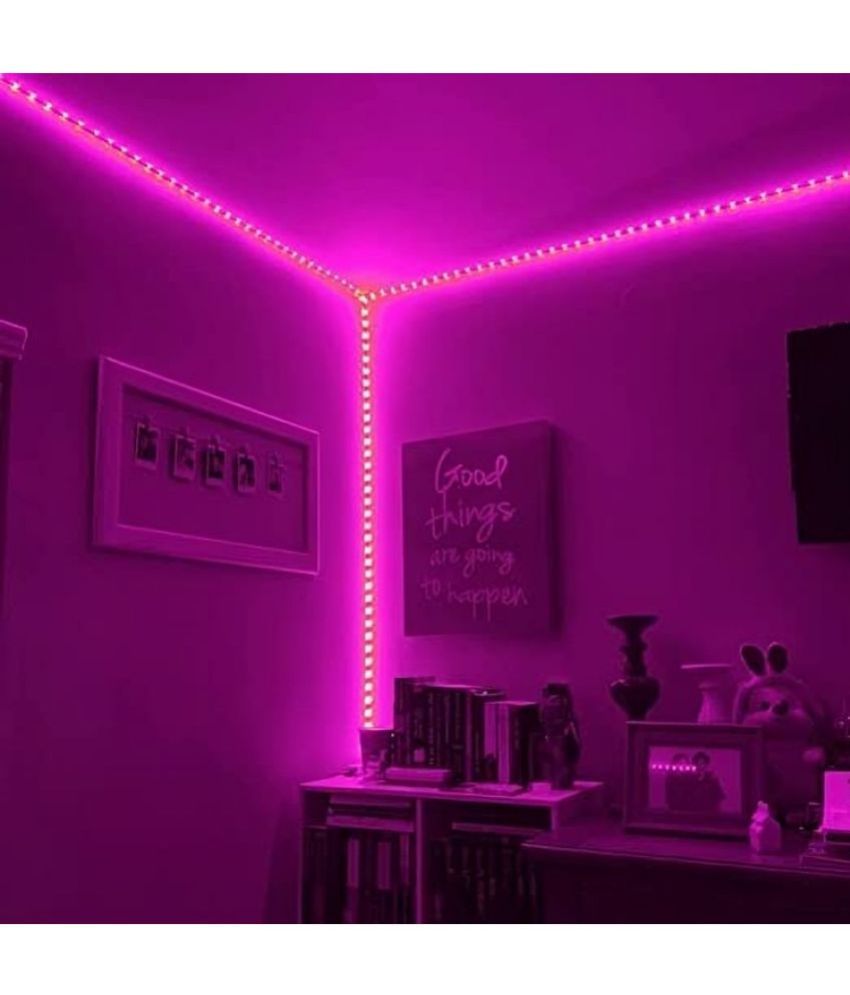 Charkee RGB LED Strip Light Flexible Tape Waterproof Safe Ribbon Pack of 1.Waterproof RGB LED Ribbon Light – Flexible & Easy Installation