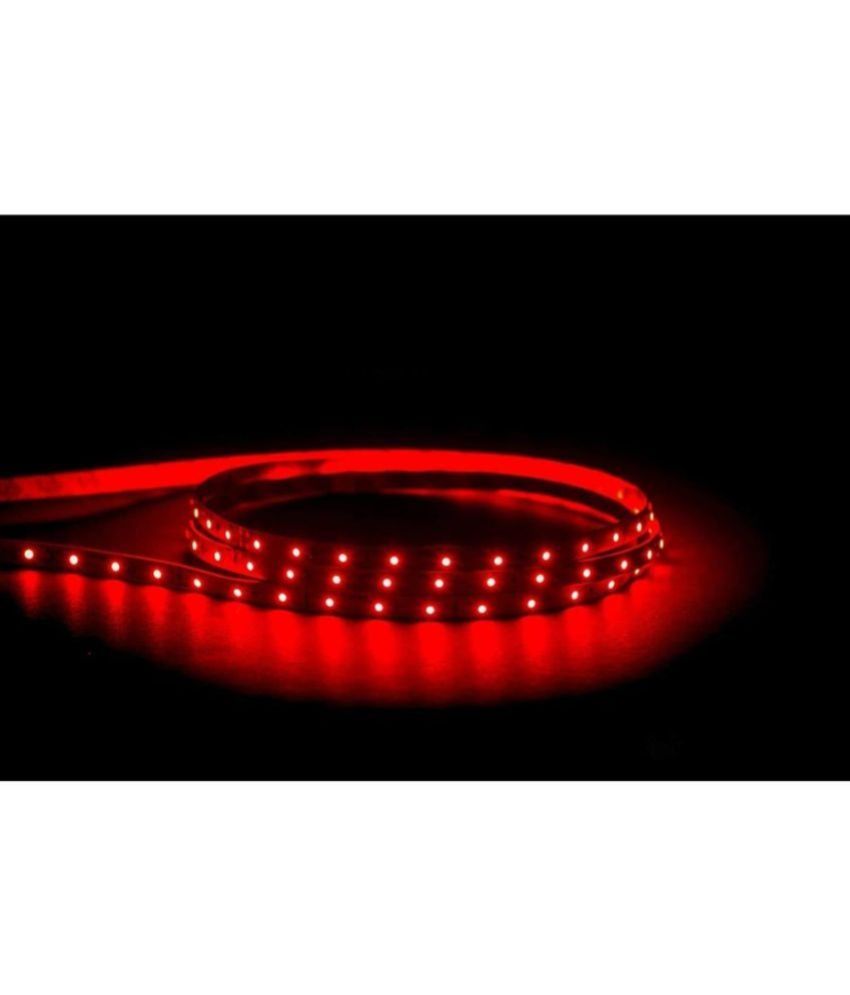 Charkee Red Steady Strip Rice Lights (Pack of 1)Steady Red Rice Lights – Decorative LED Strip for Indoor & Outdoor Use