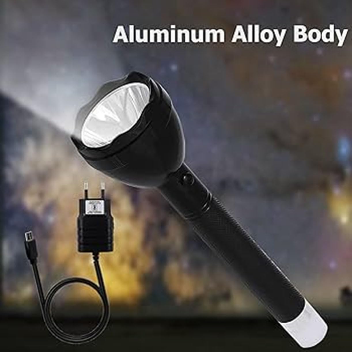 Light up your surroundings with the Charkee 40W rechargeable high power flashlight. Built for strong brightness, long battery life, and durability — ideal for emergencies, camping, security, and outdoor use.
