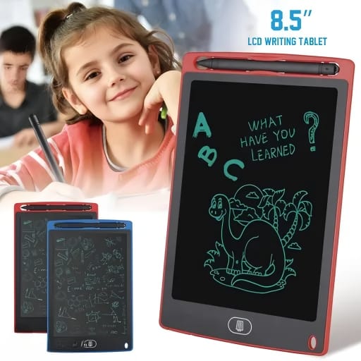Charkee LCD 8.5 Inch Writing Tablet – Portable Digital Notepad & Electronic Drawing Pad for Kids & Adults | Reusable Paperless Writing & Doodle Board