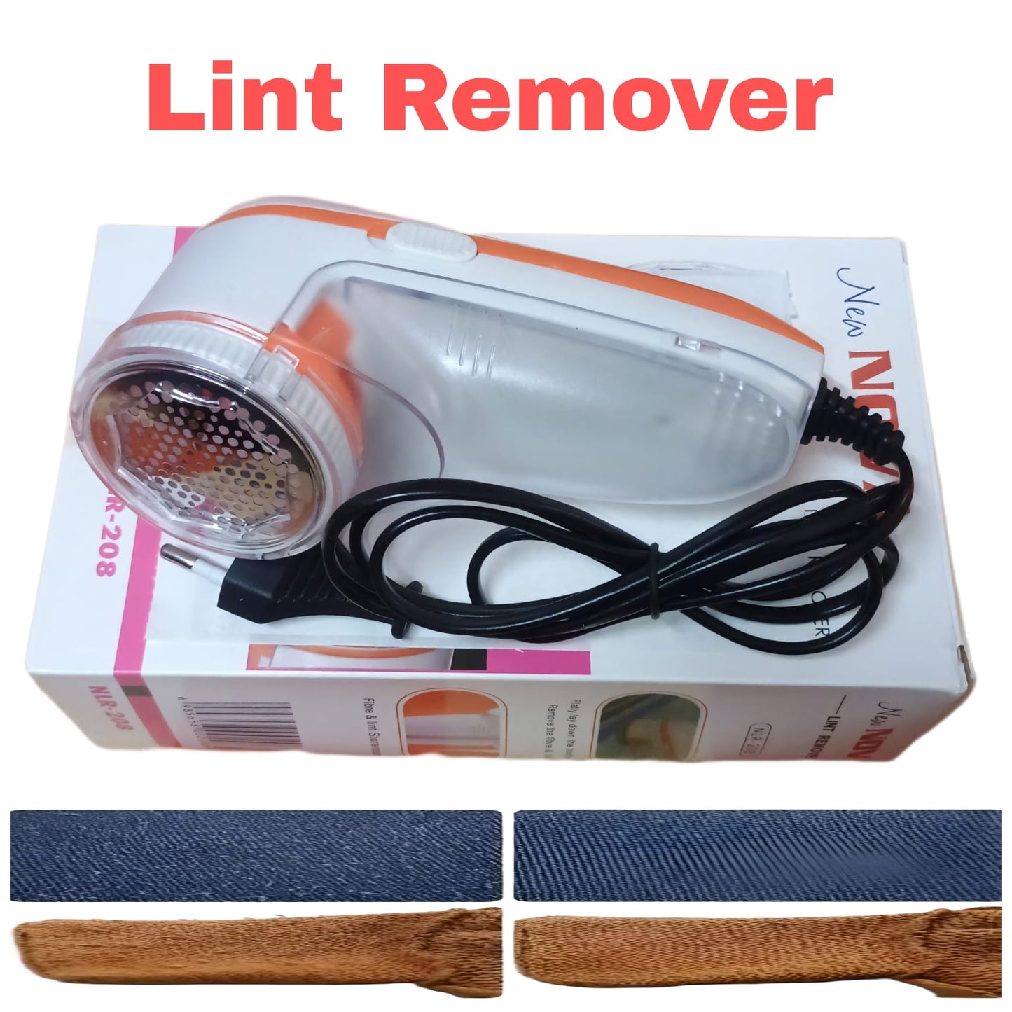 Restore your garments to a fresh look with the Charkee lint remover. Effectively removes lint, fuzz, and dust from woolens, sweaters, and everyday fabrics for a neat finish.