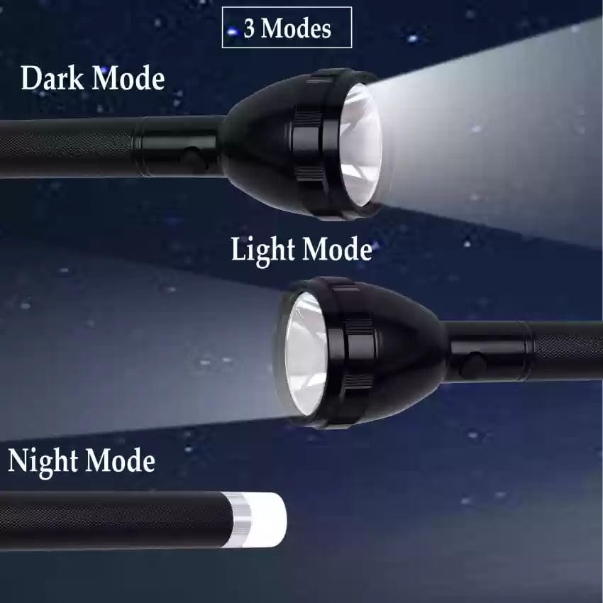 Light up your surroundings with the Charkee 40W rechargeable high power flashlight. Built for strong brightness, long battery life, and durability — ideal for emergencies, camping, security, and outdoor use.