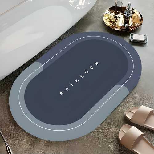 Super Absorbent Bath Floor Mat.Super Absorbent Bath Floor Mat – Quick-Drying Anti-Slip Bathroom Mat for Safety & Comfort