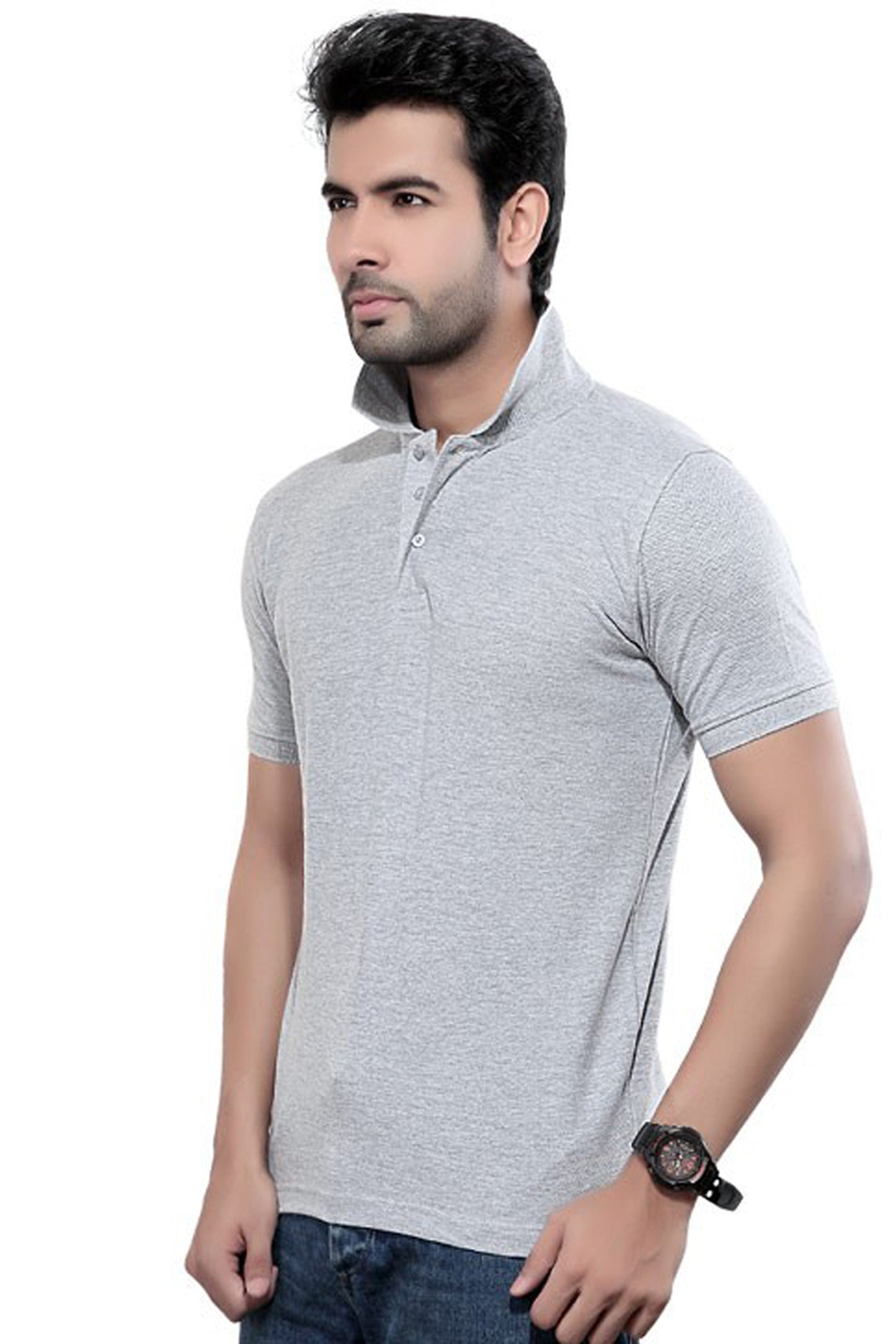 Ketex Cotton Blend Half Sleeves Polo Tshirt (Pack of 2)