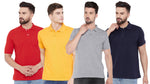 Ketex Cotton Blend Half Sleeves Polo Tshirt (Pack of 4)