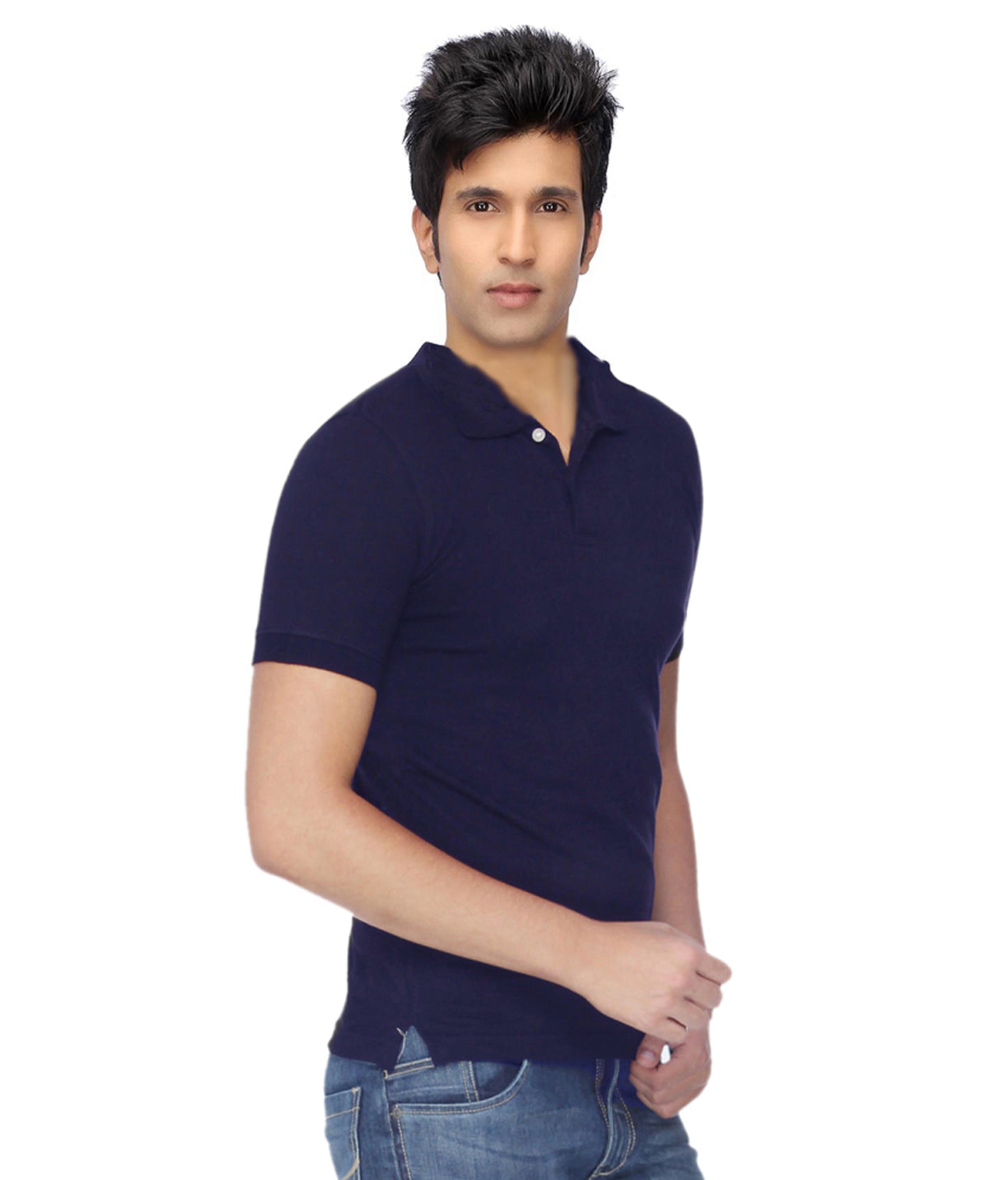 Ketex Cotton Blend Half Sleeves Polo Tshirt (Pack of 2)