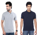 Ketex Cotton Blend Half Sleeves Polo Tshirt (Pack of 2)