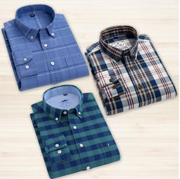 Pack of 3 Check Shirts