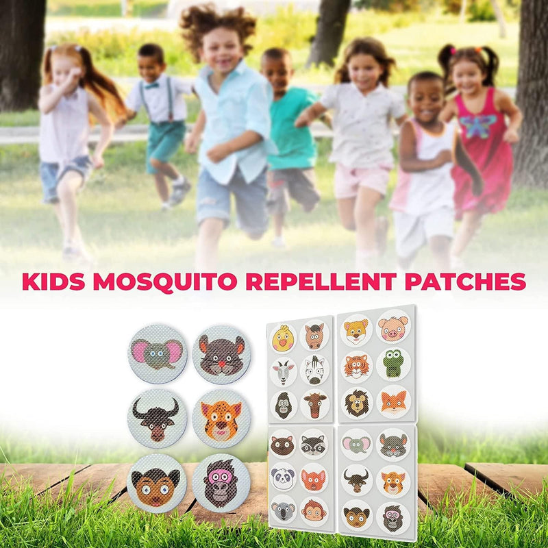 Mosquito Repellent Patches (Pack of 36 Patches).Mosquito Repellent Patches (Pack of 36) – Natural Anti-Mosquito Stickers for Kids & Outdoor Protection
