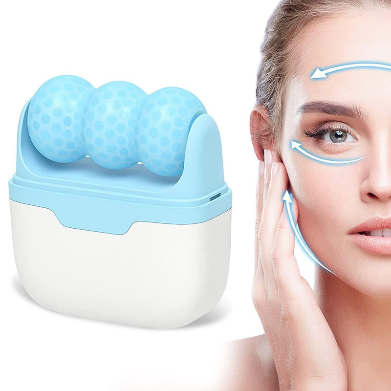 2 in 1 Upgraded Ice Rer for Face & Body Massager.Refresh your skin with 2 in 1 upgraded ice roller for face & body. Cooling massage helps reduce puffiness, soothe skin, tighten pores & relax muscles.