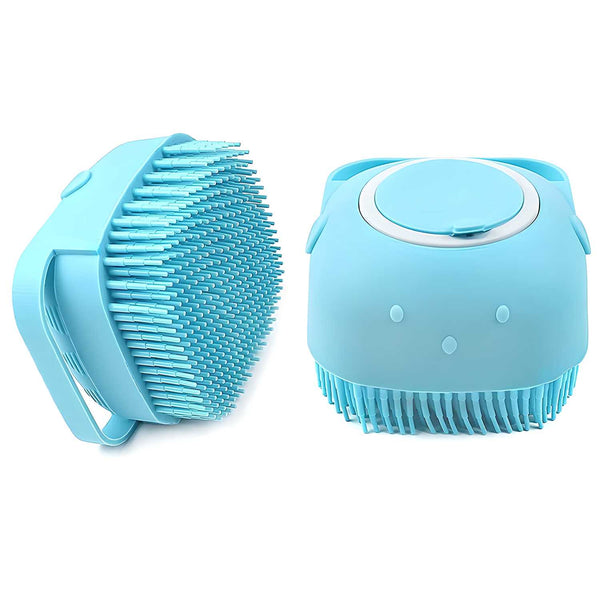 Soft Silicone Bath Brush with Hooks | Gentle Baby & Adult Shower Scrubber | Hygienic Body Cleaning Brush for Bath & Skin Care