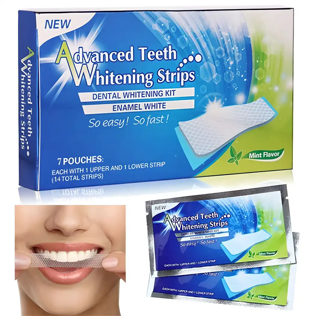 Teeth Whitening Strip Portable Dental Whitening Strip (Pack of 7)simple, safe, and portable solution for achieving a brighter smile at home or on the go.
