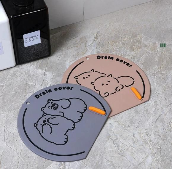 Thick Silicone Floor Drain Deodorant Cover.Thick Silicone Floor Drain Deodorant Cover – Anti-Odor Drain Seal for Bathroom, Kitchen & Laundry