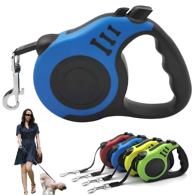 500 cm Dog & Cat Strap Leash (Multicolor).500 cm Dog & Cat Strap Leash (Multicolor) | Strong & Durable Pet Walking Leash for Dogs and Cats