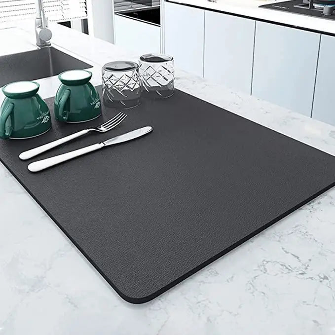 Quick-Drying Mat - Pack of 2 (Assorted).Quick-Drying Mat (Pack of 2, Assorted) – Super Absorbent Anti-Slip Floor Mat for Kitchen, Bathroom & Entrance