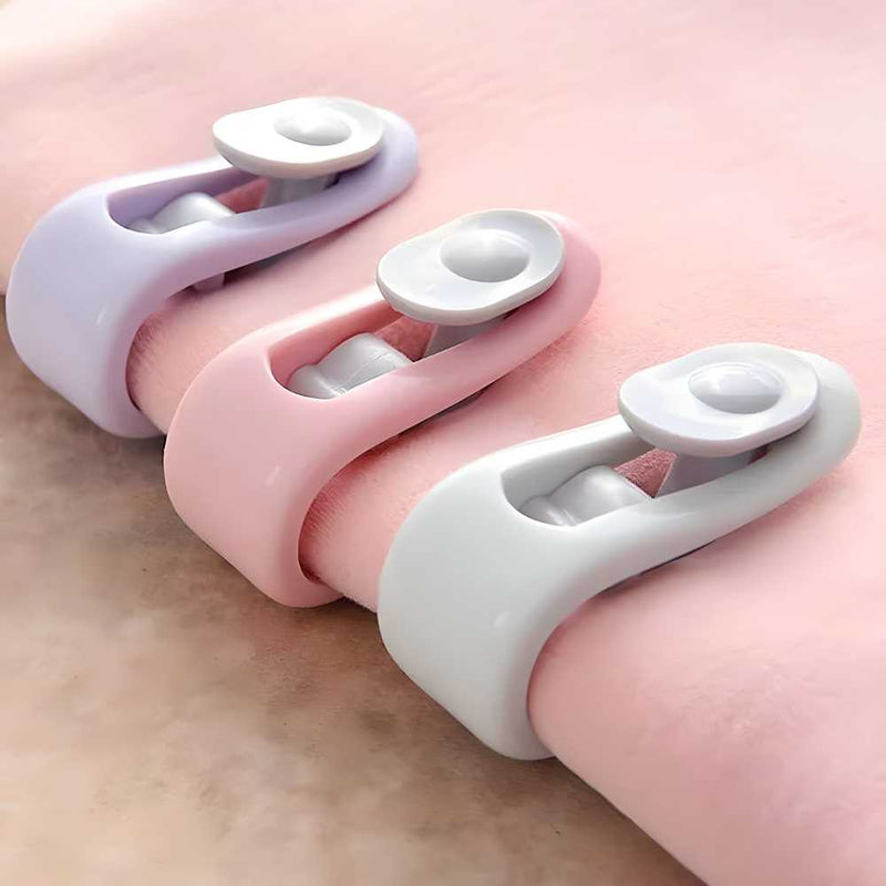 Bedsheet Holder Clip for Bed (Pack of 8)Bedsheet Holder Clips (Pack of 8) – Adjustable Bed Sheet Grippers to Keep Sheets Tight & Wrinkle-Free