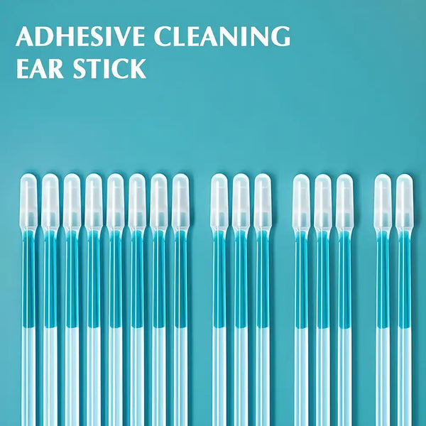 Quick Clean Reusable Sticky Ear Swabs | Eco-Friendly Ear Cleaner for Safe & Hygienic Earwax Removal | Gentle, Reusable & Portable Ear Care Tool for Adults and Kids | Environmentally Friendly Personal Hygiene Accessory