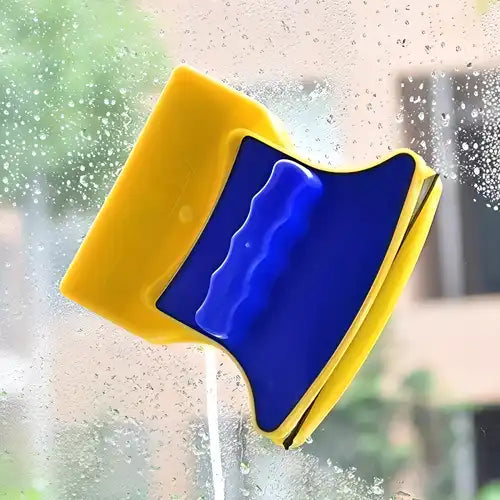 Heavy Duty Magnetic Double-Sided Window Cleaner | Inside & Outside Glass Cleaning Tool | Strong Magnet Window Washing Equipment for Home, Office & High-Rise Buildings