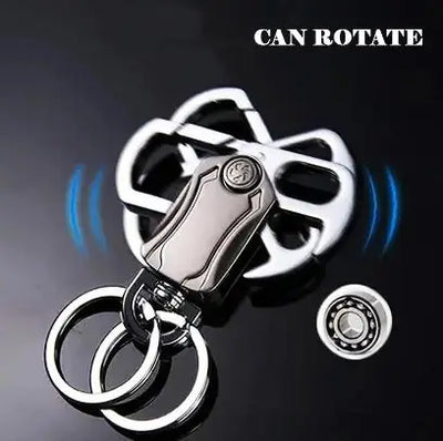 4 in 1 Keychain Spinner Multi-Function Tool Waist Double Ring Keychain Gift.Discover the 4 in 1 Keychain Spinner – a versatile multi-function tool with double rings.