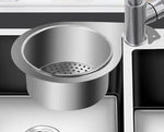 Stainless Steel Swan Drain Basket Sink Strainer | Kitchen Sink Waste Filter & Food Catcher | Rustproof Drain Protector for Clog-Free Sink