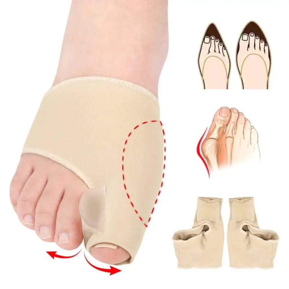 2 Pairs Gel Cushion Pads: Foot Care Tool for Night & Home Use.Soothe tired feet with gel cushion pads. Soft, flexible foot care tool for night and home use, providing comfort, shock absorption, and pressure relief.