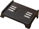 Foot Rest for Under Desk with Massage Particle and Roller.Relax and reduce fatigue with under desk foot rest with massage particles and rollers. Improves blood circulation, promotes posture, and offers foot comfort during work or home use.