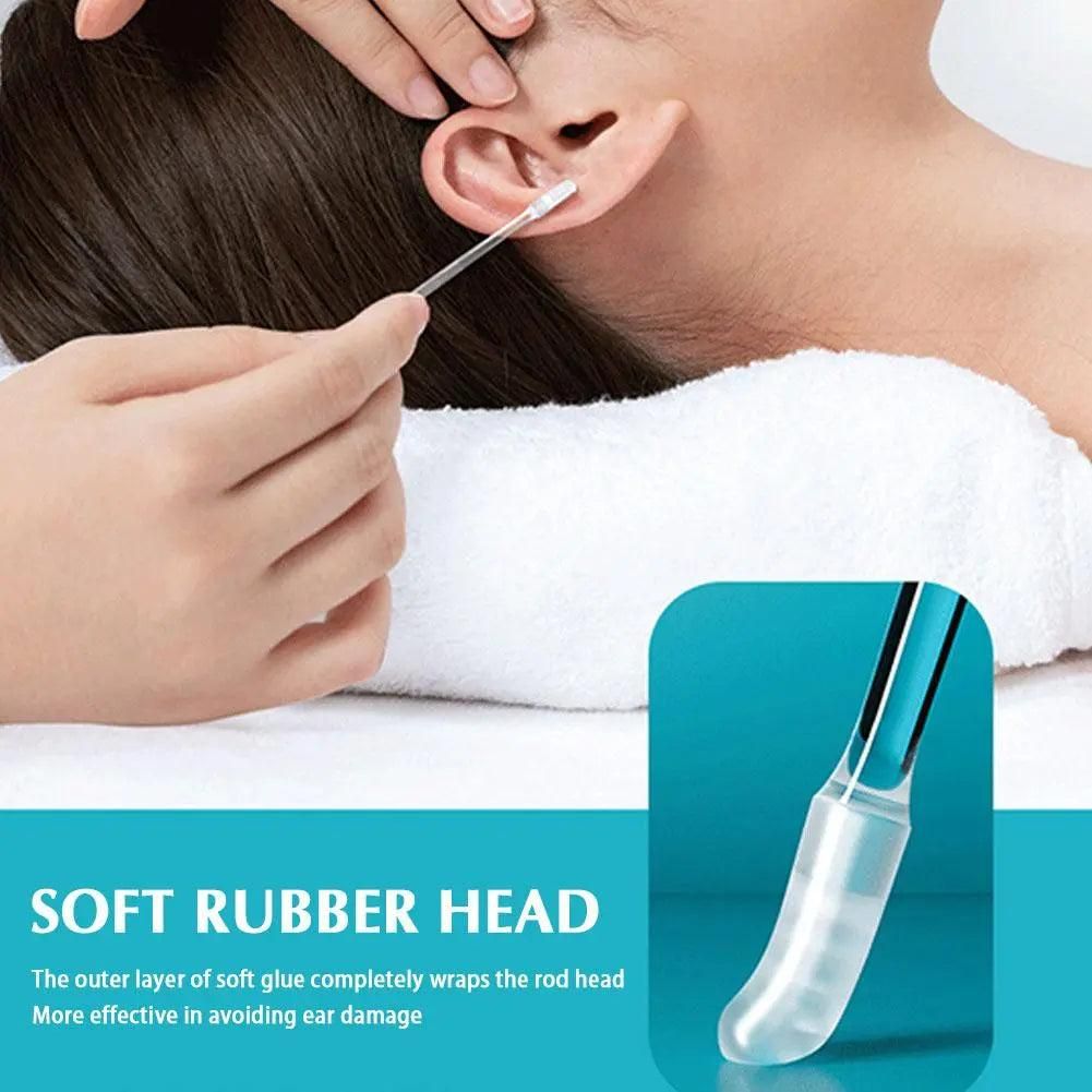 Quick Clean Reusable Sticky Ear Swabs | Eco-Friendly Ear Cleaner for Safe & Hygienic Earwax Removal | Gentle, Reusable & Portable Ear Care Tool for Adults and Kids | Environmentally Friendly Personal Hygiene Accessory