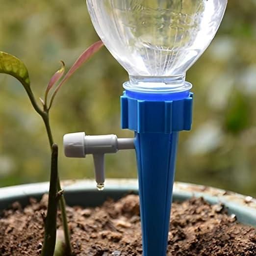 Self Watering Spikes Adjustable Pack of 5.Self Watering Plant Spikes Adjustable (Pack of 5) – Automatic Drip Irrigation System for Indoor & Outdoor Plants