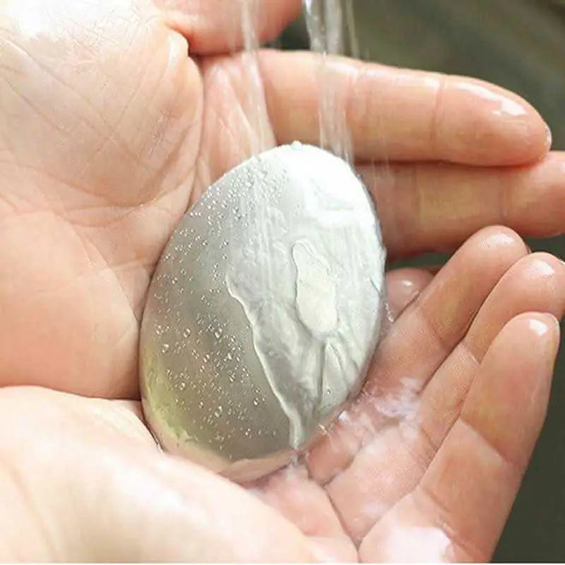 Stainless Steel Odor Remover Hand Soap Bar – Removes Garlic, Onion & Fish Smell from Hands Naturally, Reusable Metal Deodorizing Bar for Kitchen Use