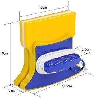 Heavy Duty Magnetic Double-Sided Window Cleaner | Inside & Outside Glass Cleaning Tool | Strong Magnet Window Washing Equipment for Home, Office & High-Rise Buildings