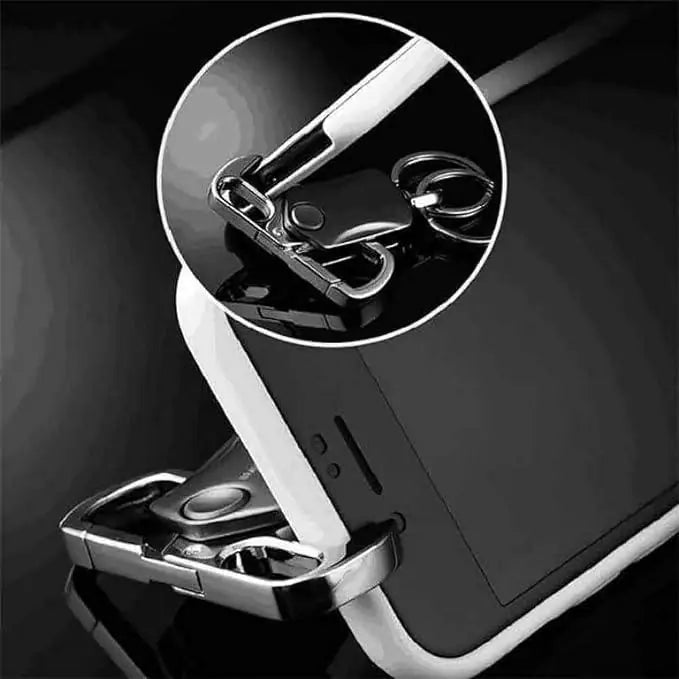 4 in 1 Keychain Spinner Multi-Function Tool Waist Double Ring Keychain Gift.Discover the 4 in 1 Keychain Spinner – a versatile multi-function tool with double rings.